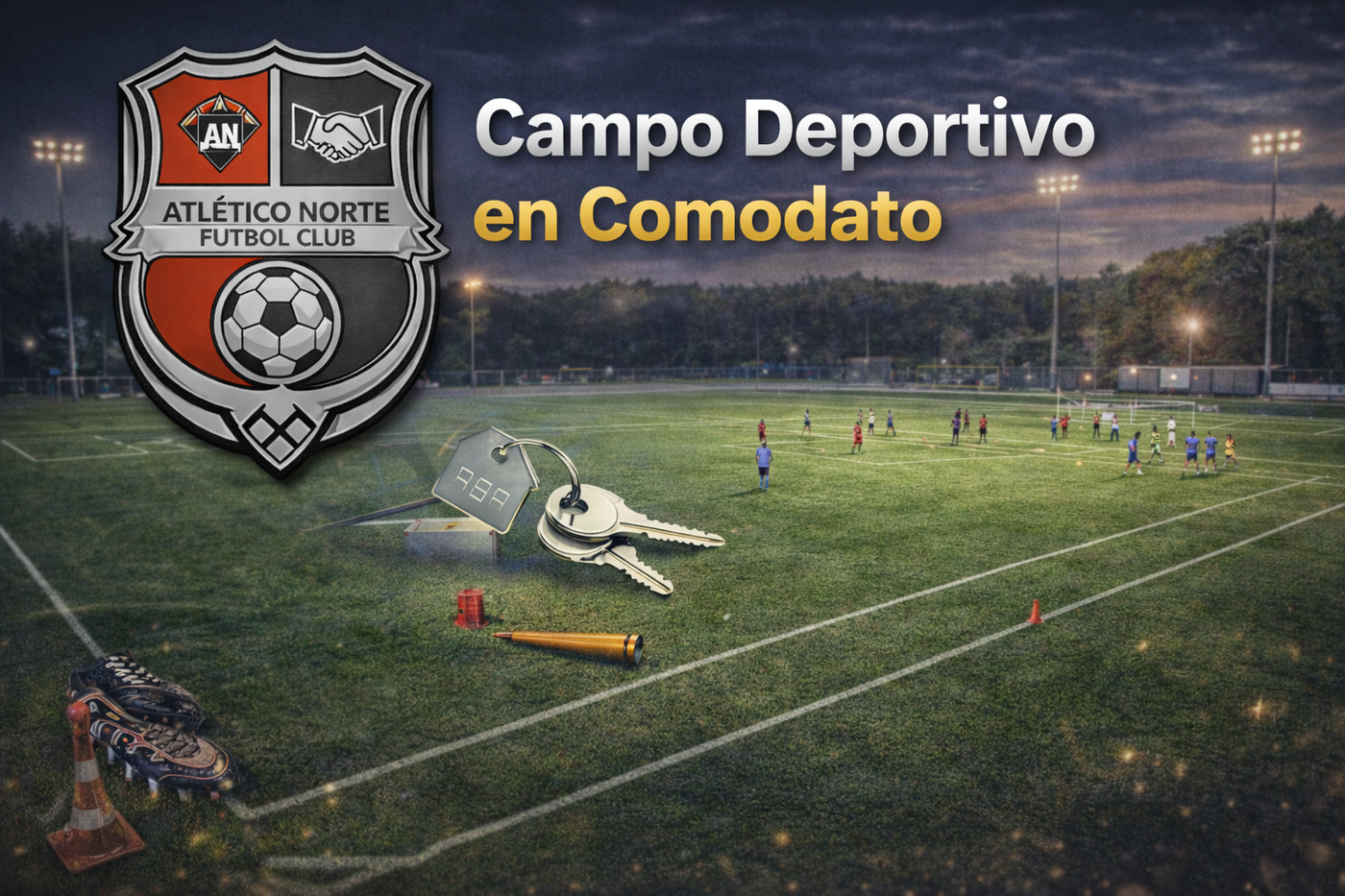 Campo deportivo en comodato