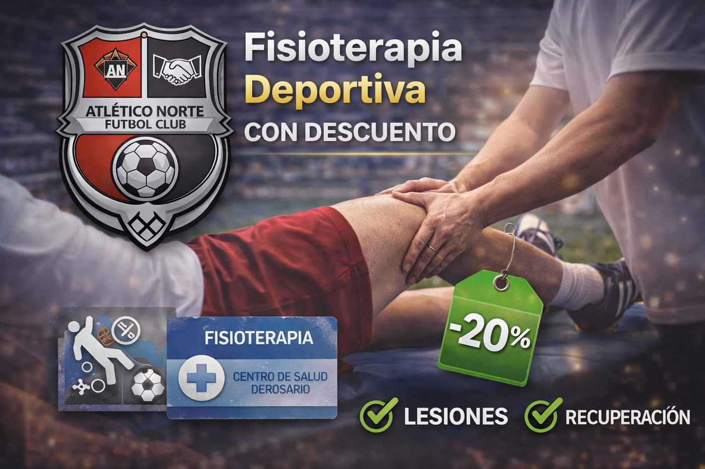 Fisioterapia deportiva con descuento